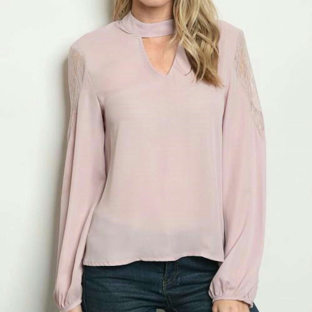 Lavender keyhole top